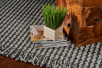 KAS Maui 1341 Houndstooth Grey Area Rug