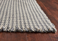 KAS Maui 1342 Houndstooth Ivory / Grey Area Rug