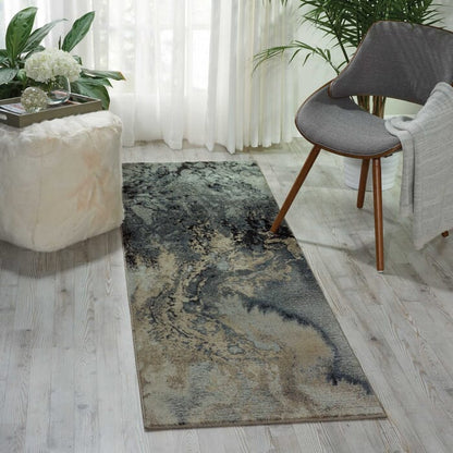 Nourison Maxell Mae08 Grey Organic / Abstract Area Rug