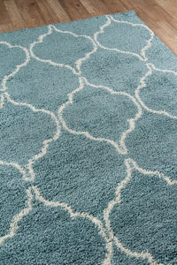 Momeni Maya May-2 Blue Geometric Area Rug