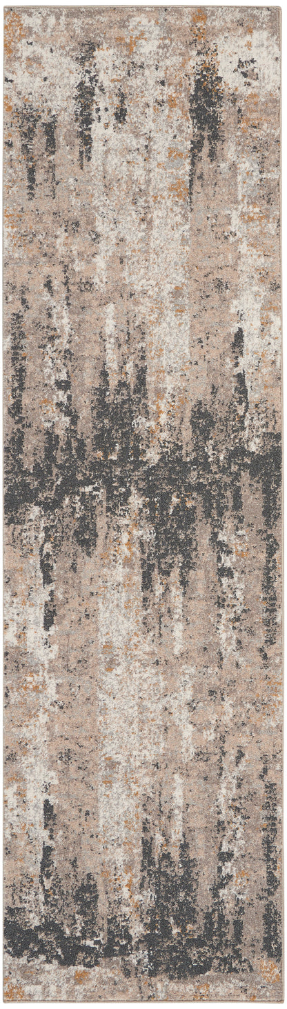 Nourison Tangra Tnr05 Cream Grey Area Rug