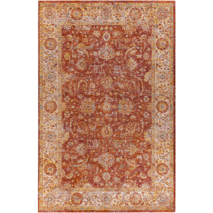 Surya Mirabel Mbe-2307 Burnt Orange, Rose, Teal, Olive Rugs