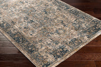 Surya Mirabel Mbe-2312 Teal, Aqua, Mustard, Taupe Area Rug