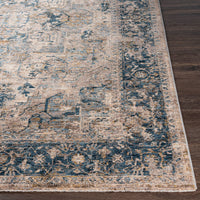 Surya Mirabel Mbe-2312 Teal, Aqua, Mustard, Taupe Area Rug