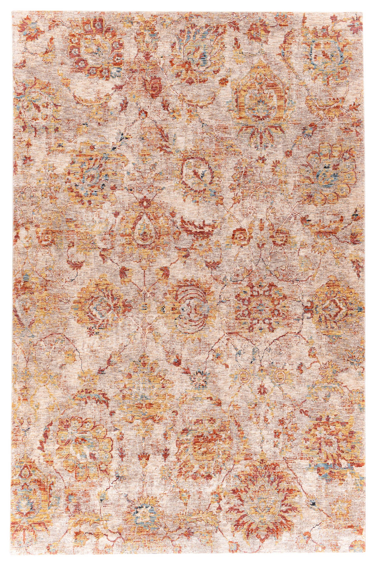 Surya Mirabel Mbe-2315 Teal, Rust, Burnt Orange, Mustard Rugs.