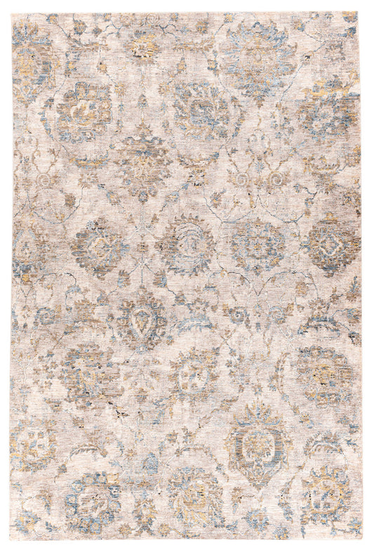 Surya Mirabel Mbe-2316 Teal, Aqua, Mustard, Dark Brown Area Rug