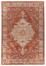 Surya Mirabel Mbe-2318 Burnt Orange, Rust, Teal, Olive Rugs.
