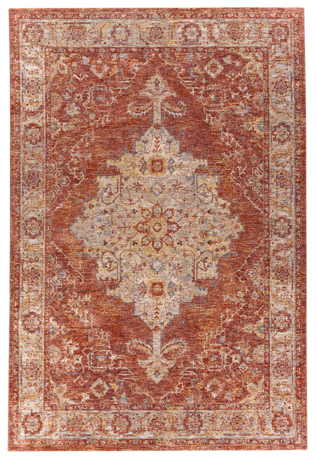 Surya Mirabel Mbe-2318 Burnt Orange, Rust, Teal, Olive Rugs.