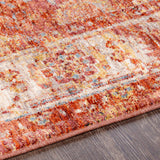 Surya Mirabel Mbe-2318 Burnt Orange, Rust, Teal, Olive Rugs.