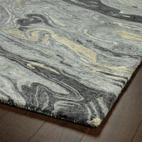 Kaleen Marble Mbl01-68 Graphite Organic / Abstract Area Rug