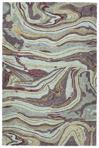 Kaleen Marble Mbl03-65 Aubergine Organic / Abstract Area Rug