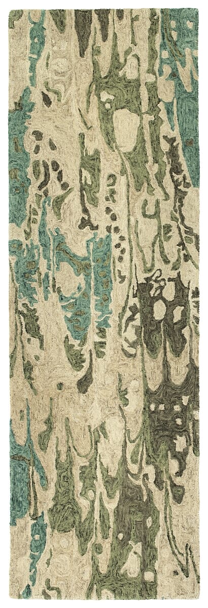 Kaleen Marble Mbl05-50 Green Organic / Abstract Area Rug