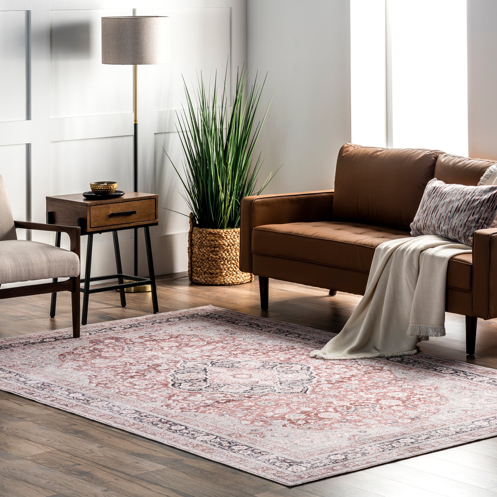 AreaRugs.com Wavaj Nwa1190A Beige Area Rug