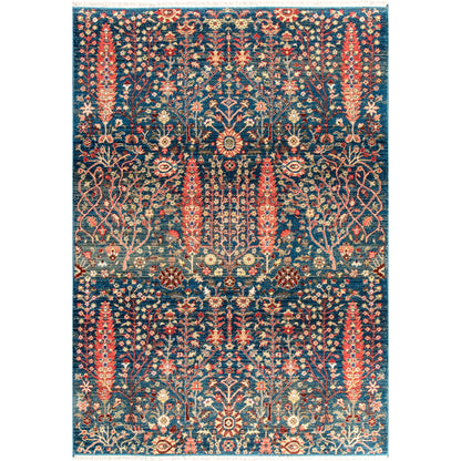 Nuloom Dasilva Tribal Nda2147A Blue Area Rug