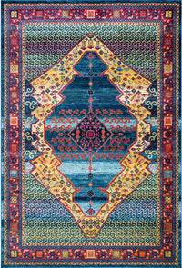 Nuloom Vintage Eva Nvi3184A Blue Area Rug