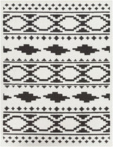 Surya Moroccan Shag Mcs-2305 Black, Charcoal, White Rugs.