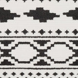 Surya Moroccan Shag Mcs-2305 Black, Charcoal, White Rugs.
