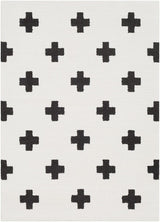 Surya Moroccan Shag Mcs-2306 Black, Charcoal, White Rugs.