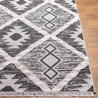 Surya Morocotton Mct-2301 Black Area Rug