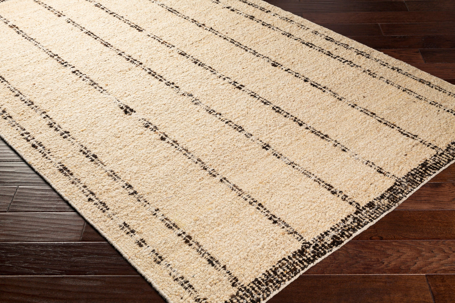 Surya Machu Picchu Mcu-1002 Butter, Cream, Dark Brown, Charcoal Rugs.