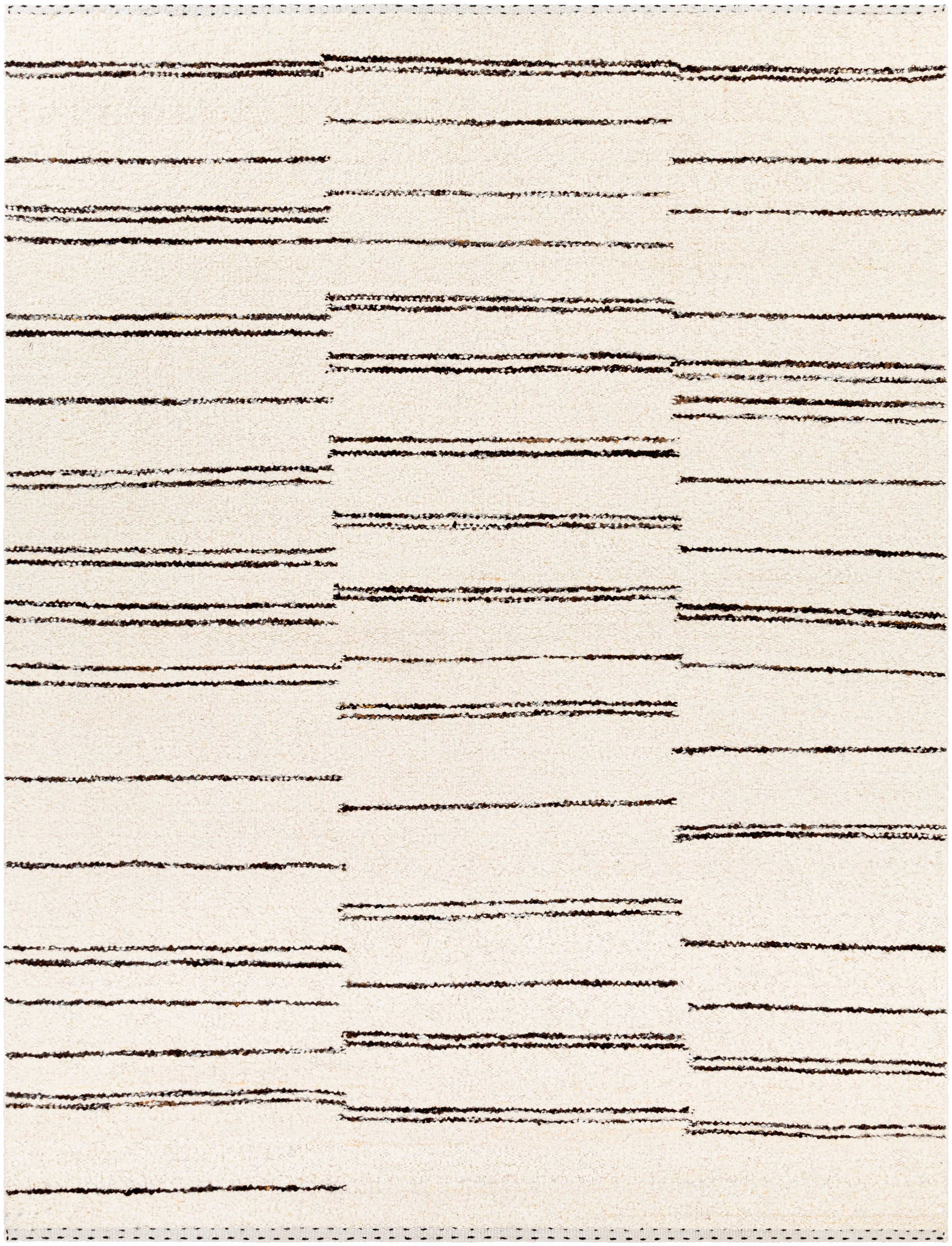 Surya Machu Picchu Mcu-1005 Cream, Dark Brown, Black Area Rug