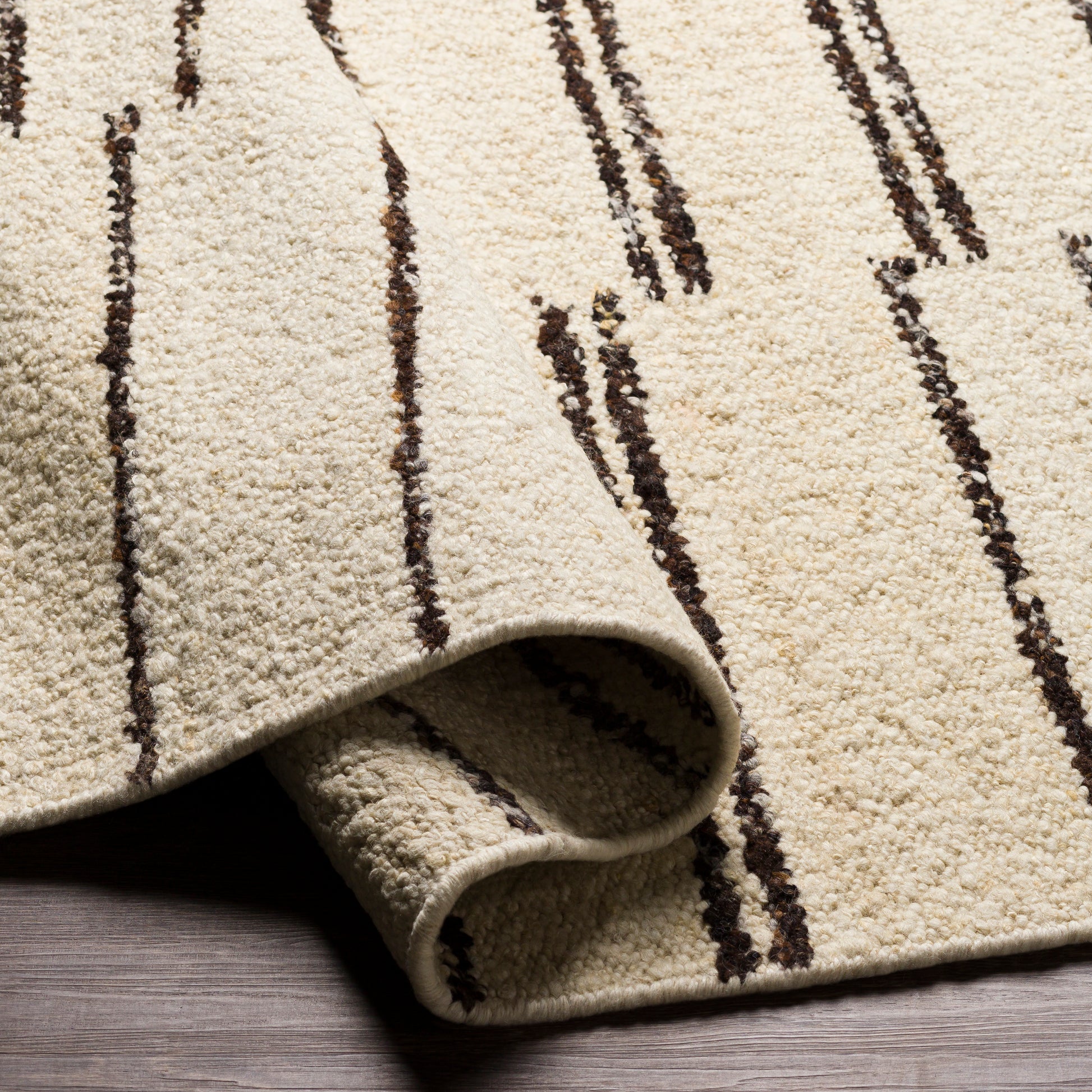 Surya Machu Picchu Mcu-1005 Cream, Dark Brown, Black Area Rug