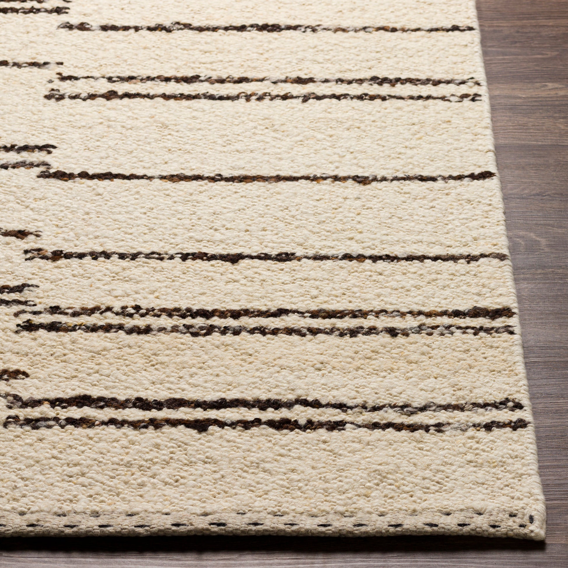 Surya Machu Picchu Mcu-1005 Cream, Dark Brown, Black Area Rug