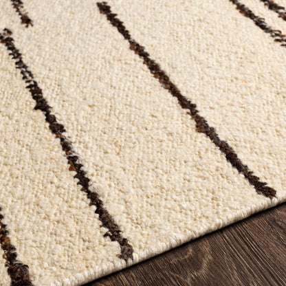 Surya Machu Picchu Mcu-1005 Cream, Dark Brown, Black Area Rug