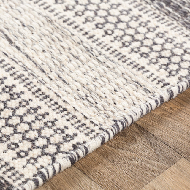 Surya Mardin Mdi-2301 Black, Ivory Rugs.