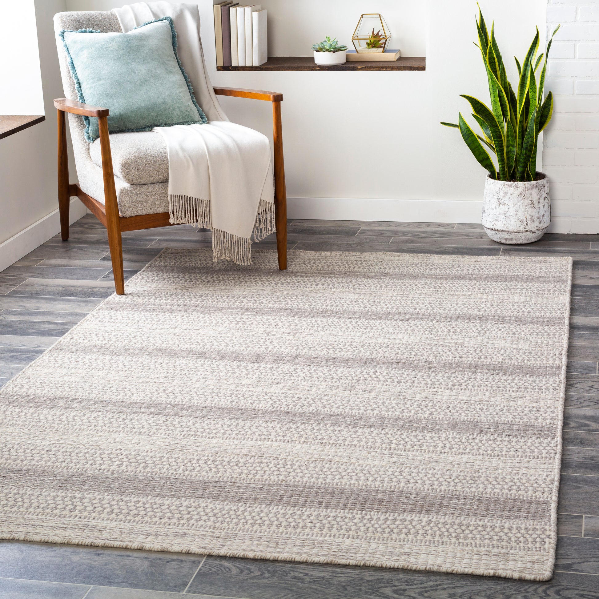 Surya Mardin Mdi-2303 Taupe, Cream Area Rug