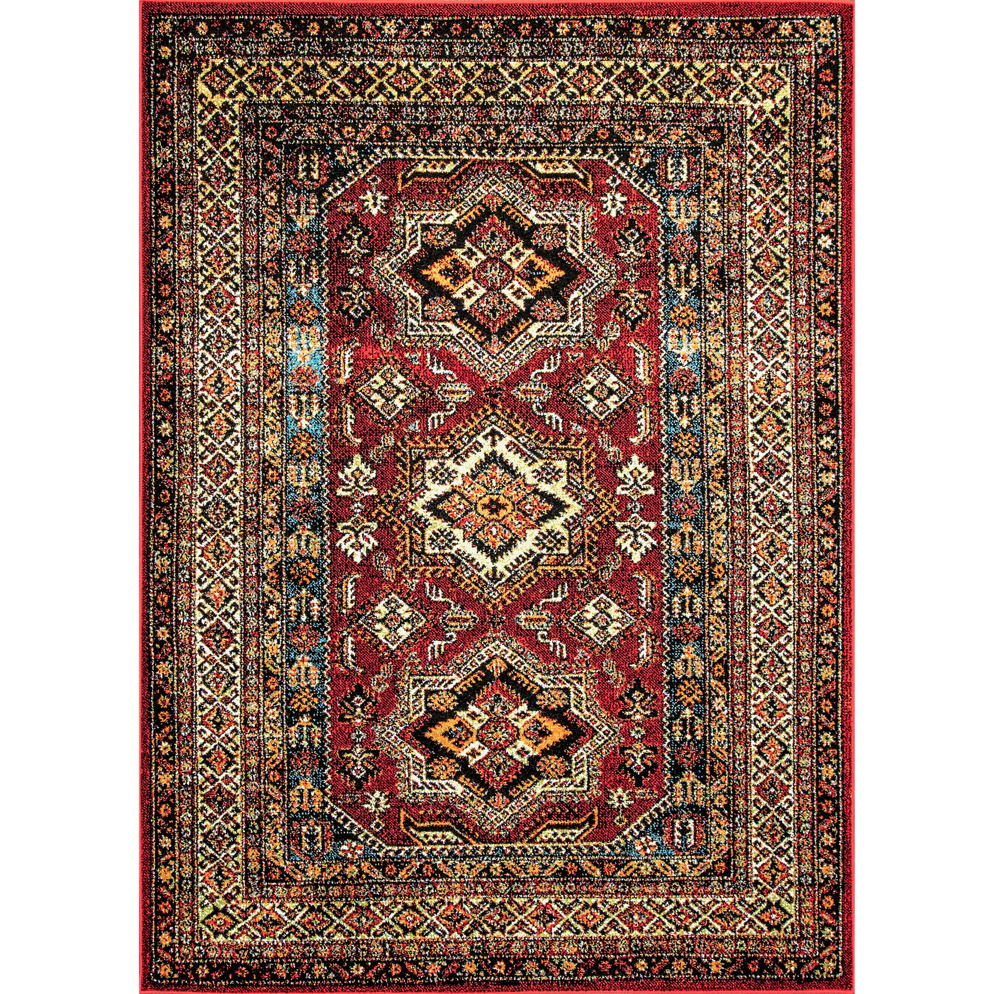 Nuloom Medieval Randy Nme2536A Red Area Rug