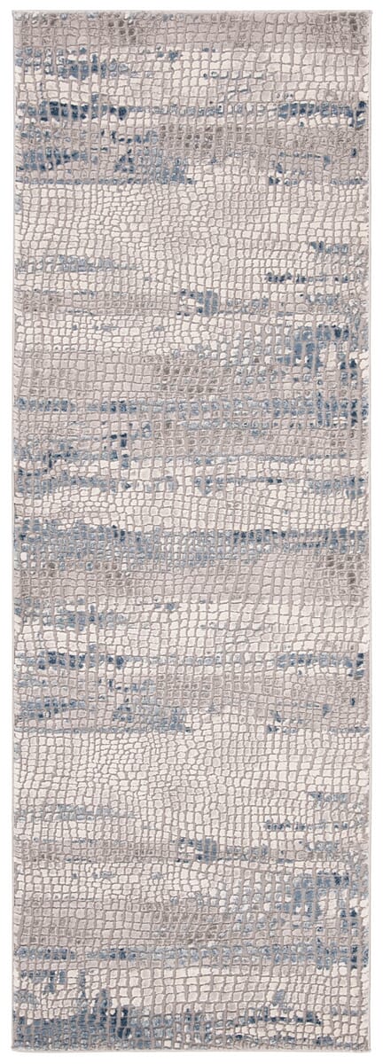 Safavieh Meadow Mdw182F Grey / Navy Organic / Abstract Area Rug