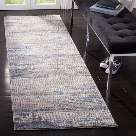 Safavieh Meadow Mdw182F Grey / Navy Organic / Abstract Area Rug