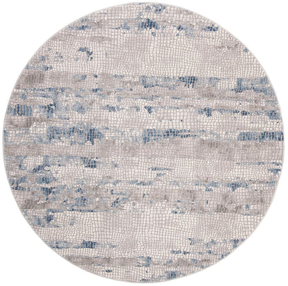 Safavieh Meadow Mdw182F Grey / Navy Organic / Abstract Area Rug