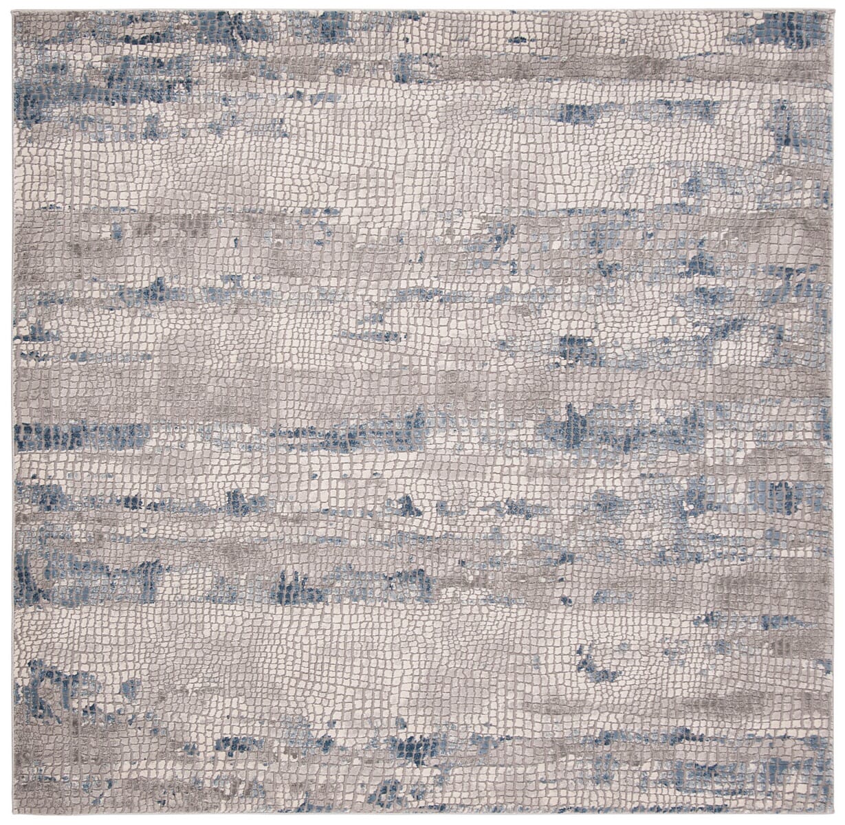 Safavieh Meadow Mdw182F Grey / Navy Organic / Abstract Area Rug