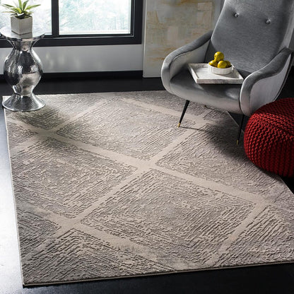 Safavieh Meadow Mdw344E Taupe Geometric Area Rug