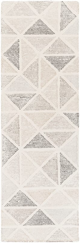 Surya Melody Mdy-2004 Black, Charcoal, Medium Gray, Camel Geometric Area Rug