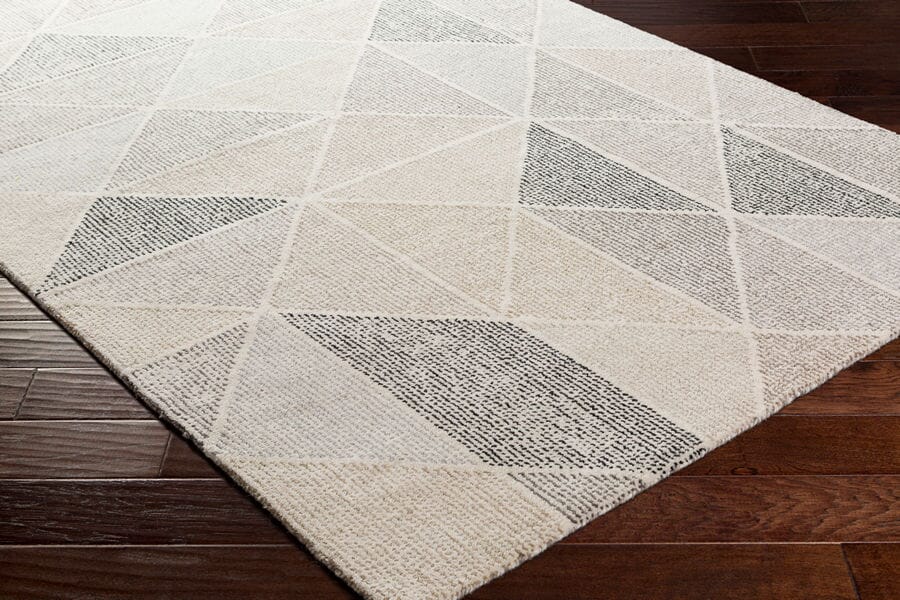 Surya Melody Mdy-2004 Black, Charcoal, Medium Gray, Camel Rugs.