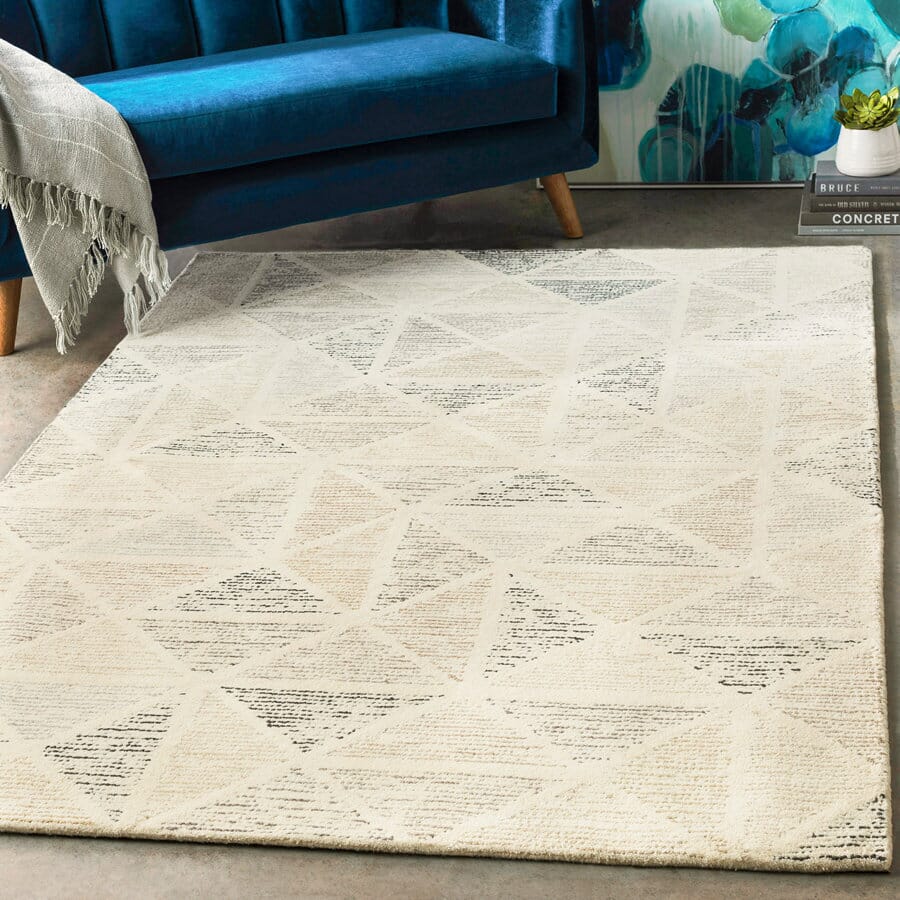 Surya Melody Mdy-2004 Black, Charcoal, Medium Gray, Camel Geometric Area Rug