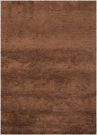 Chandra Mea Meacho Brown Shag Area Rug