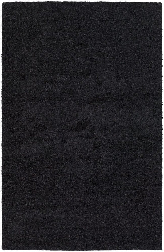 Chandra Maya meb23400 Black Shag Area Rug