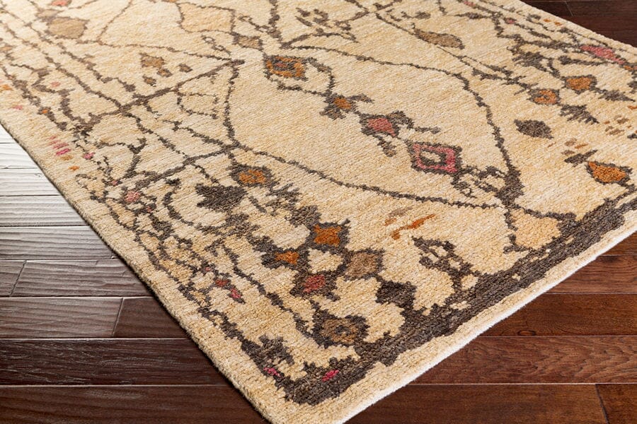 Surya Medina Med-1110 Burnt Orange / Hot Pink / Taupe Rugs.