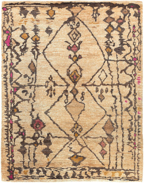 Surya Medina Med-1110 Burnt Orange / Hot Pink / Taupe Rugs.
