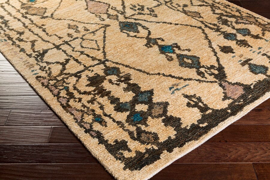 Surya Medina Med-1112 Aqua / Teal / Mocha / Taupe / Beige Rugs.