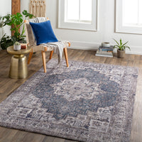 Surya Merit Mei-2305 Deep Teal, Charcoal Area Rug