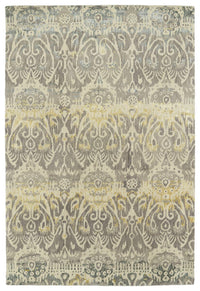 Kaleen Mercery Mer01 Grey (75) Ikat Area Rug