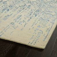 Kaleen Mercery Mer03 Blue (17) Vintage / Distressed Area Rug