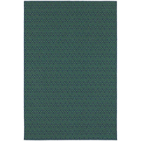 Oriental Weavers Sphinx Meridian 1634Q Navy / Green Geometric Area Rug