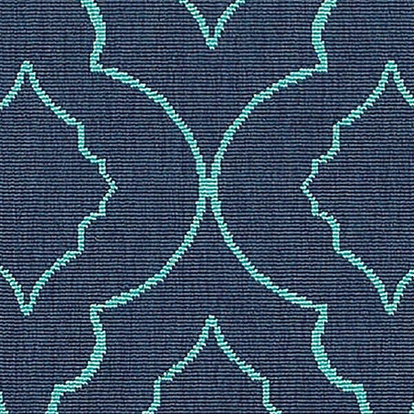 Oriental Weavers Sphinx Meridian 7541B Navy / Blue Geometric Area Rug