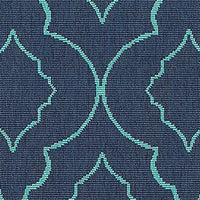 Oriental Weavers Sphinx Meridian 7541B Navy / Blue Geometric Area Rug